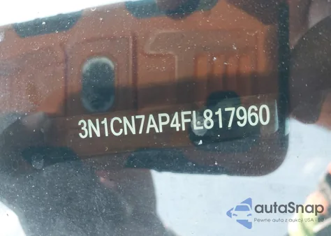 2015 Nissan Versa 1.6 Sl from USA, damaged, VIN 3N1CN7AP4FL817960